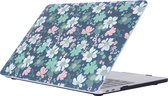 Case geschikt voor Apple MacBook Pro 15 (2016-2019) - Mobigear - Flowers Serie - Hardcover - Model 2 - Geschikt voor Apple MacBook Pro 15 (2016-2019) Cover