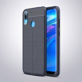 Huawei Y7 (2019) Hoesje - Mobigear - Luxury Serie - TPU Backcover - Marineblauw - Hoesje Geschikt Voor Huawei Y7 (2019)