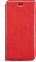 OnePlus 7 Pro Hoesje - Mobigear - Slim Wallet Serie - Kunstlederen Bookcase - Rood - Hoesje Geschikt Voor OnePlus 7 Pro