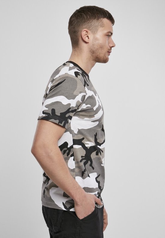 T - shirt de Basic -L- Grijs/ Zwart Urban Classics Men