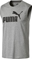 Puma - ESS No.1 SL Tee - Tank Top Grijs - XXL - Grijs