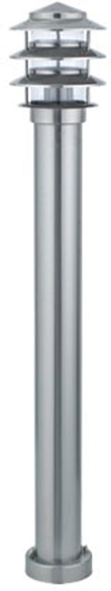 LED Tuinverlichting - Buitenlamp - Kayo 4 - Staand - RVS - E27 - Rond