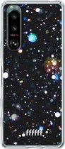 6F hoesje - geschikt voor Sony Xperia 5 III -  Transparant TPU Case - Galactic Bokeh #ffffff