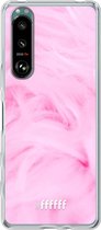 6F hoesje - geschikt voor Sony Xperia 5 III -  Transparant TPU Case - Cotton Candy #ffffff