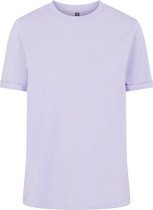 Pieces T-shirt Pcria Ss Fold Up Solid Tee Noos Bc 17086970 Lavender Dames Maat - S