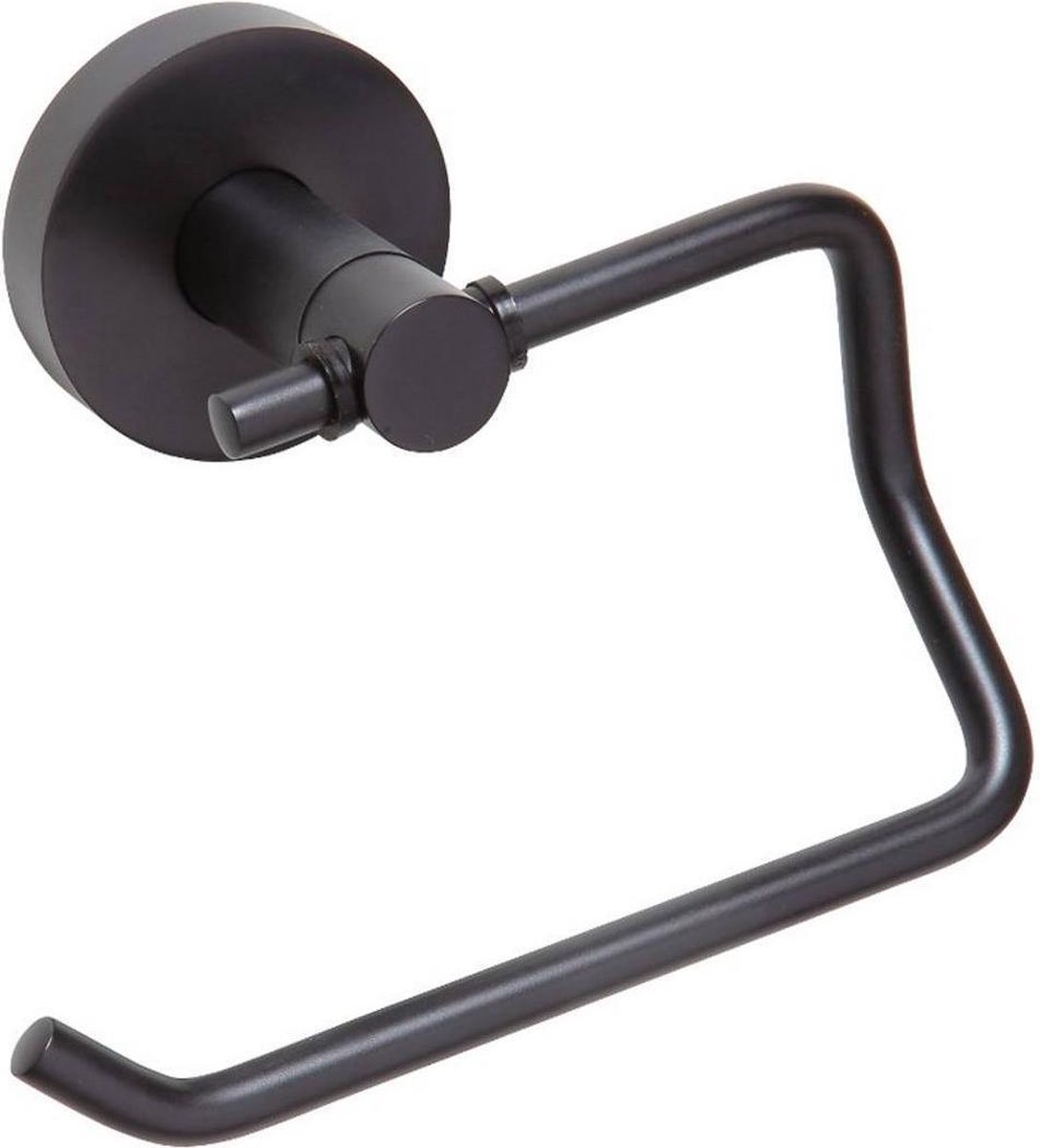 Toiletrolhouder Sapho X-Round 14x9.5 Mat Zwart
