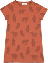 Trixie Nachthemd Brave Bear Meisjes Katoen Roestbruin Maat 92