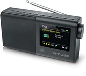 Muse M-117 DBT | Draagbare DAB+/FM radio met groot kleuren LCD Display