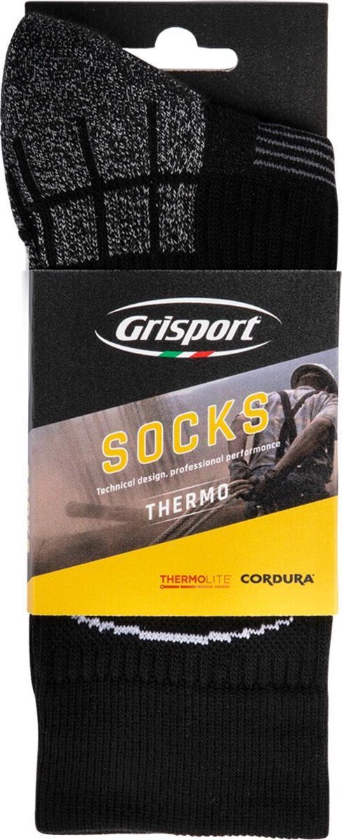 Grisport Thermo Sokken 25111 - Zwart/Grijs - 43-46 - Grisport Safety