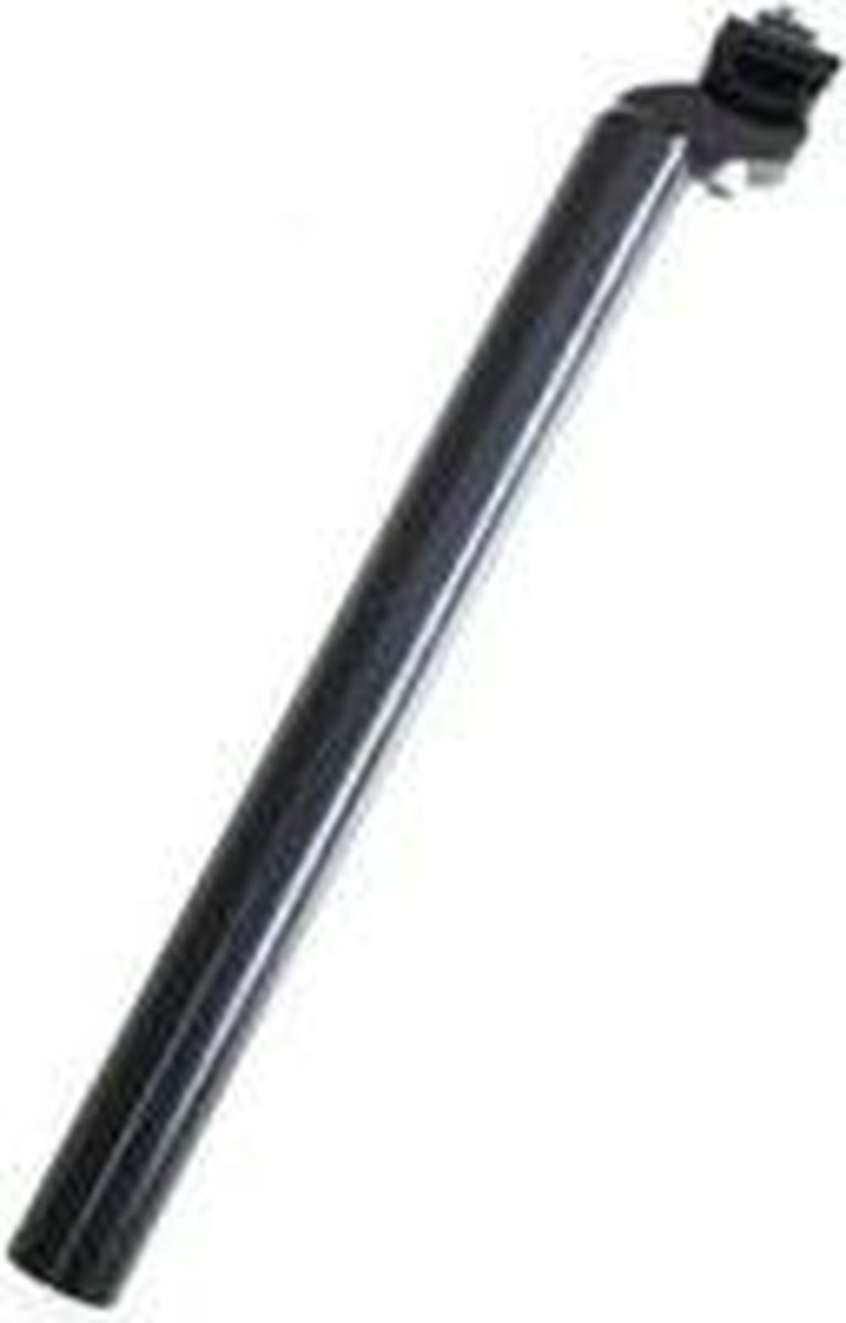 VWP zadelpen vast 30,9 x 350 mm aluminium zwart