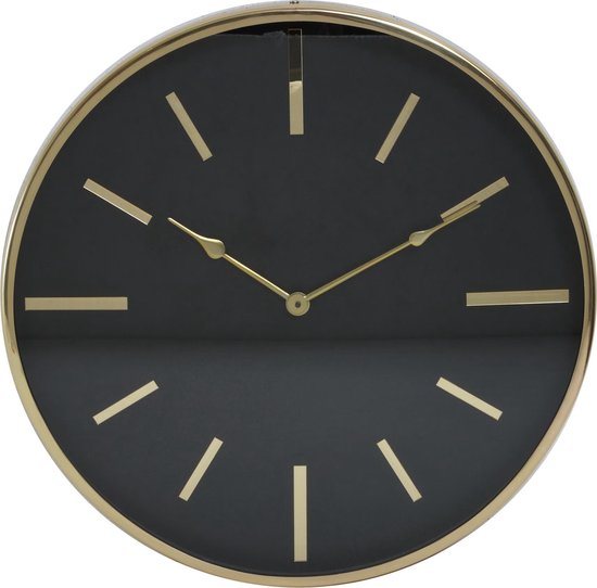 PTMD Ricki gold stainless steel clock round simple m