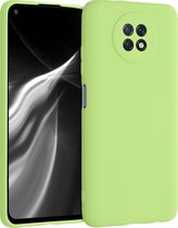 kwmobile telefoonhoesje voor Xiaomi Redmi Note 9T - Hoesje voor smartphone - Back cover in groene tomaat