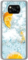 6F hoesje - geschikt voor Xiaomi Poco X3 Pro -  Transparant TPU Case - Lemon Fresh #ffffff