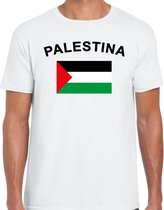 Palestina t-shirt wit heren Xl