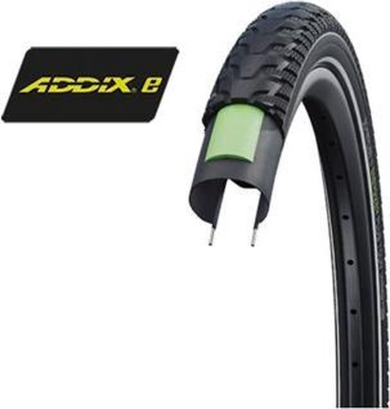 Schwalbe E-touring buitenband - 3mm anti-lek - zwart met reflectie - 28x1.40 - ECE-R75 gecertificeerd van Schwalbe — afbeelding 3