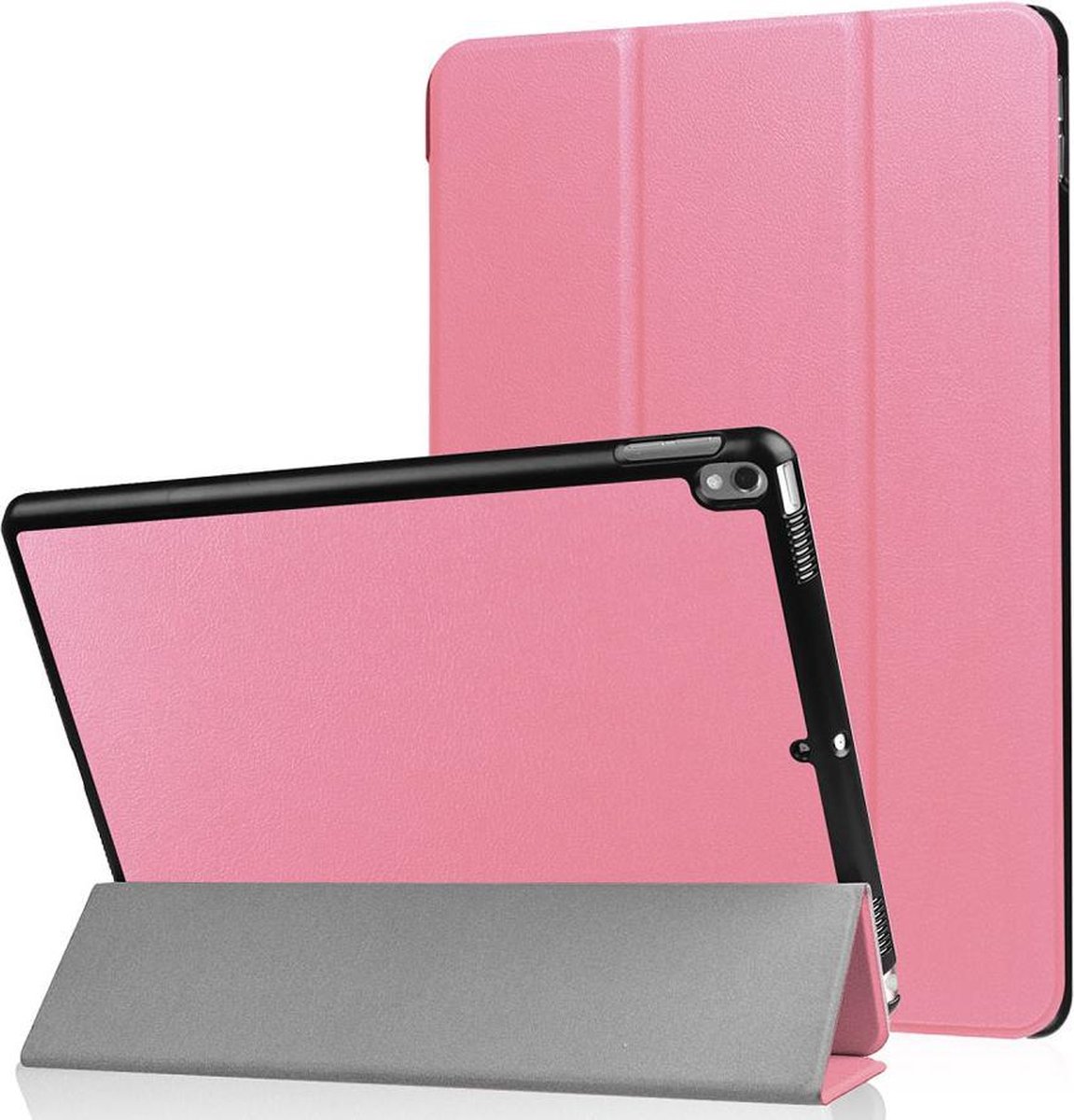 iPad Air 10.5 2019 (3e gen) Bookcase hoesje - CaseBoutique - Effen Lichtroze - Kunstleer