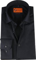 Suitable Overhemd Zwart Skinny Fit - maat 41