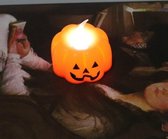 2 STUKS Halloween Home Pumpkin Candle Decoration Lights (Smiley Face)
