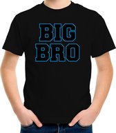 Big bro cadeau t-shirt zwart voor jongens / kinderen - jongen - grote broer shirt XL (158-164)