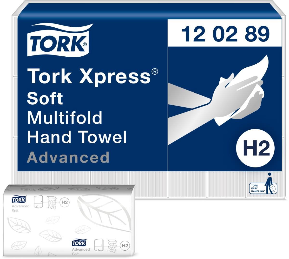 Tork handdoekpapier intervouw advanced 2-laags 3780 vel