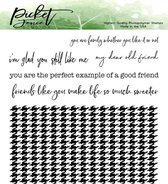 Classic Houndstooth Clear Stamps (BB-117)