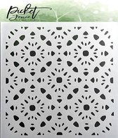 Patterns of Flowers Stencil (SC-140)