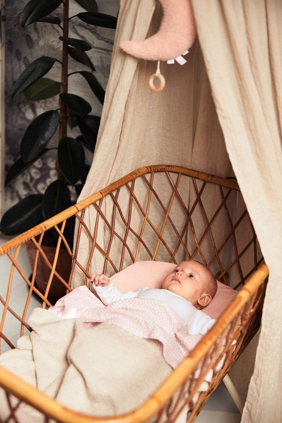 Jollein Sluier Vintage - Nougat - Baby Sluier, Bed Hemeltje - 155cm — afbeelding 4