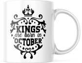 Verjaardag Mok Kings are born in october