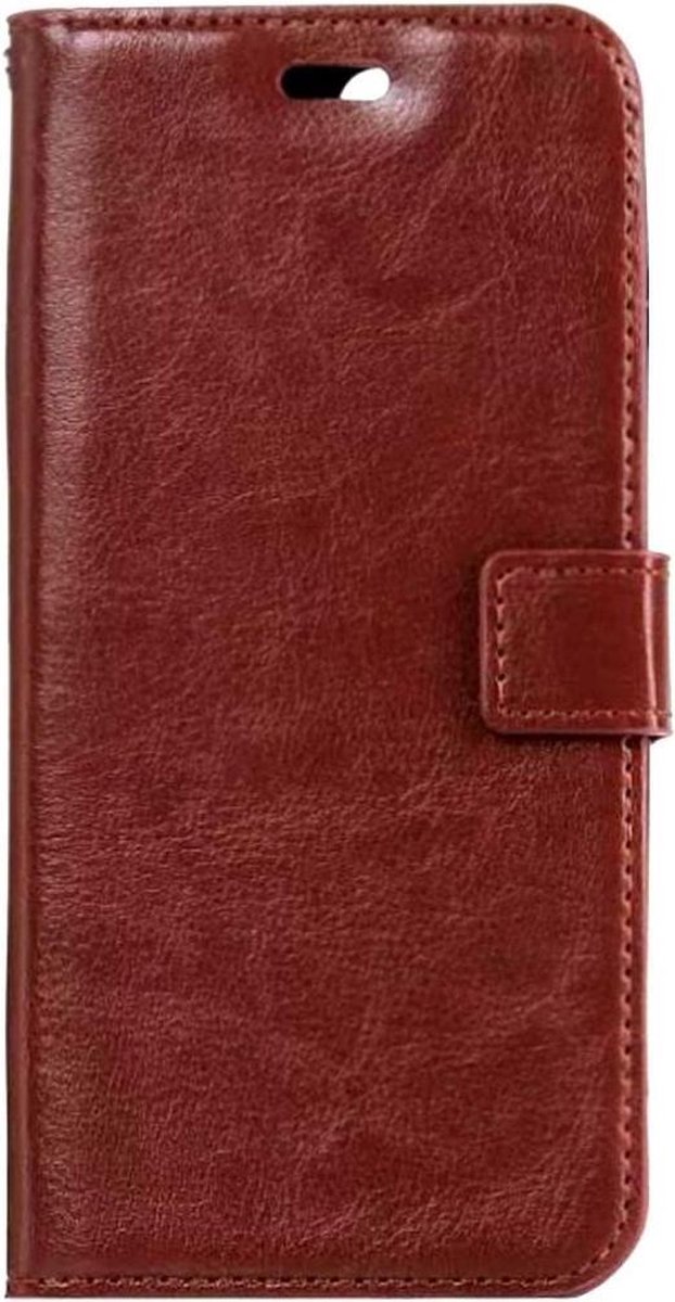 Portemonnee Book Case Hoesje Geschikt voor: iPhone 6 / 6S - bruin