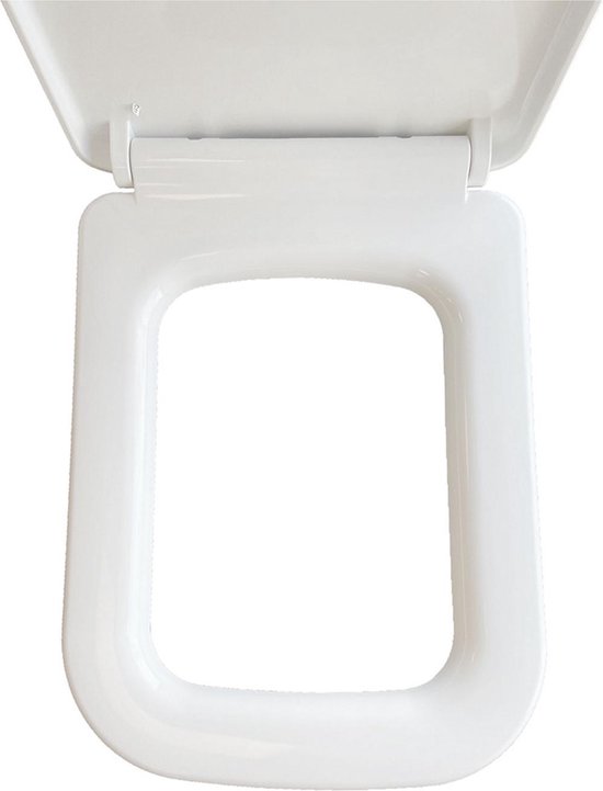 SENSEA - Abattant WC carré - Blanc - Avec frein de chute - NEO