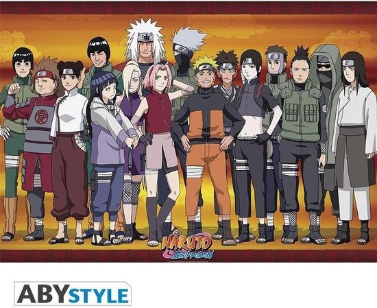 Naruto Shippuden - Poster 91X61 - Ninja Konoha