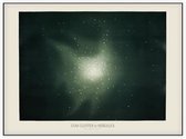Star Cluster in Hercules, Étienne Léopold Trouvelot - Foto op Akoestisch paneel - 200 x 150 cm