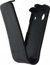 Mobilize Deluxe Echt Leer Flipcase voor de Samsung Galaxy Gio S5660 - Zwart