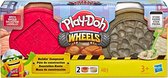 Play-Doh Wheels Buildin Compound Donkerblauw-Lichtblauw/Oranje-Geel