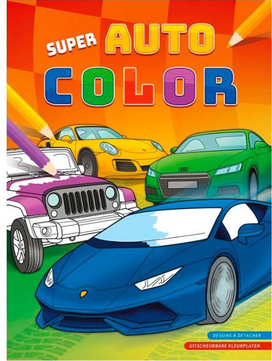 schermutseling Landelijk Dodelijk Super Auto Kleurboek, Diverse auteurs | 9789044751482 | Boeken | bol.com