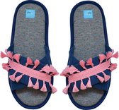 Siretessile Badslippers Dames Polyester Roze/blauw Maat 40-41