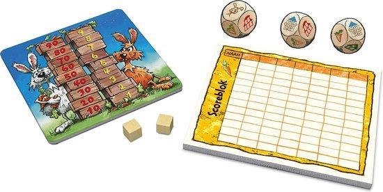 Thumbnail van een extra afbeelding van het spel Konijnen Hokken - Dobbelspel