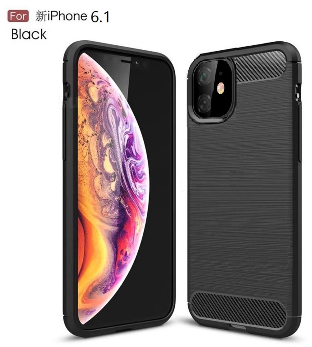 Hoesje Brushed TPU - iPhone 11 - Matt Zwart - van Bixb