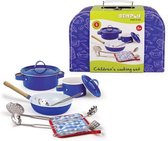 Kookset in koffer Simply for Kids blauw