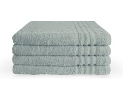 Byrklund Handdoeken 70 x 140 - Set van 5 - 100% Katoen - Hotelkwaliteit - Zacht en Absorberend - Zeeblauw