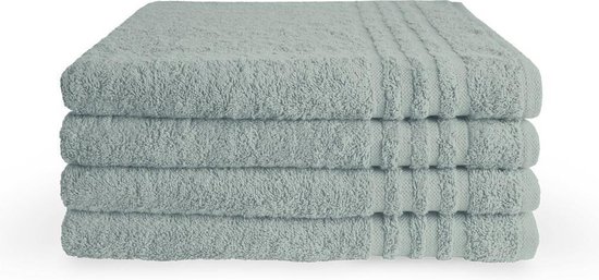 Byrklund Handdoeken 70 x 140 - Set van 5 - 100% Katoen - Hotelkwaliteit - Zacht en Absorberend - Zeeblauw