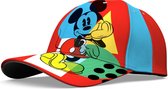 Disney Pet Mickey Mouse Junior Katoen Rood/lichtblauw 52 Cm