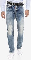 Cipo & Baxx Jeans mit coolem Gürtel
