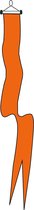 Oranje wimpel 25x400cm met zwaluwstaart