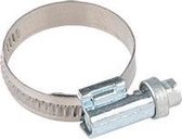 Ronde klem, voor de bevestiging van hangers voor borden en lijsten, rvs Ø 20-32 mm
