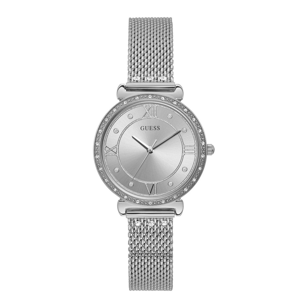 Guess W1289L1 horloge dames staal mesh
