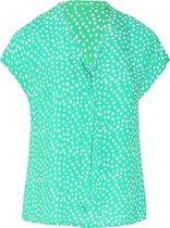 Promiss - Female - Viscose blouse met print  - Grasgroen