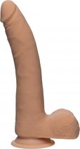 Realistic D - Slim 9 Inch with Balls - Ultraskyn - Flesh