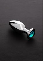 Triune - JeweledButt Plug AQUA BLUE LIGHT - Medium