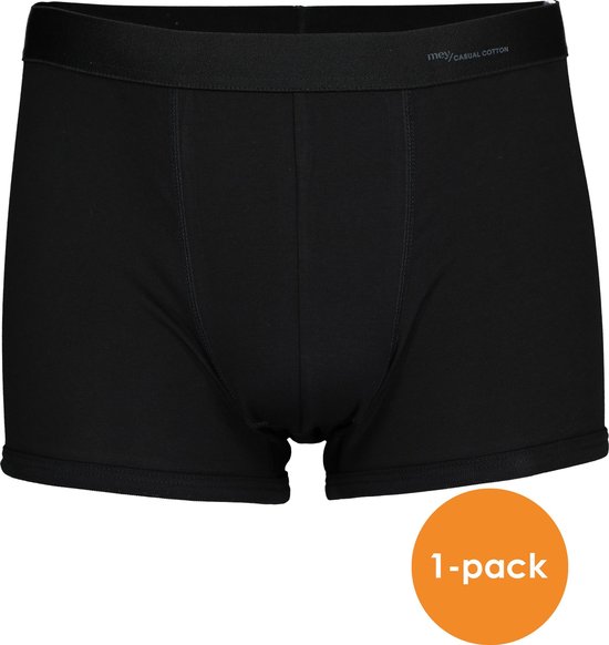 Mey Casual Cotton shorty (1-pack) - heren boxer kort met zachte tailleband - zwart - Maat: 5XL